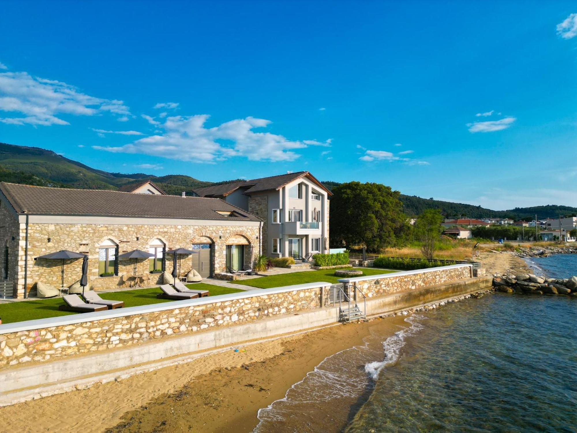 Olive & Sea Luxury Suites Skala Sotiros Exterior foto